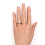 Emporial prsten 14k zlato Vermeil GU-DR14761R-ROSEGOLD-MOONSTONE-ZIRCON Velikost: 7 (EU: 54-56)