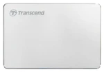 Transcend StoreJet 25C3S 1TB stříbrná / Externí HDD / 2.5" / USB-C 3.2 Gen 1 / 5 Gbit/s / Hliníkový kryt (TS1TSJ25C3S)