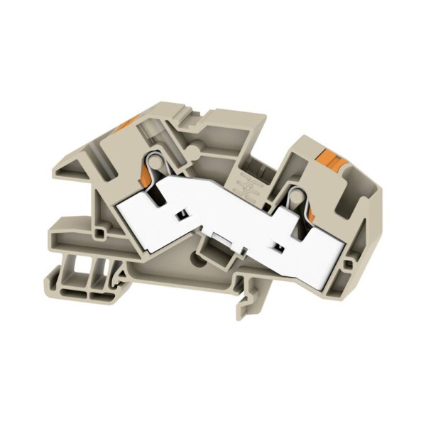 Weidmüller 2668740000 patrová instalační svorka pružinové připojení , konektor Tmavě béžová 20 ks