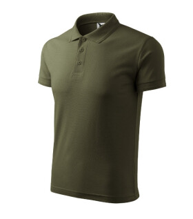 Pique Polo polokošile pánská military XL