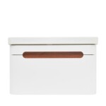 Koupelnová skříňka s umyvadlem SAT Fusion 77,5x43x45 cm bílá matná mat SATFUSION80WMW SATFUSION80WMW