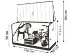 Stowaway Box na nářadí 136x87x112 cm antracit