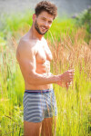 Boxerky Key MXH 338 A25 M-2XL šedá L