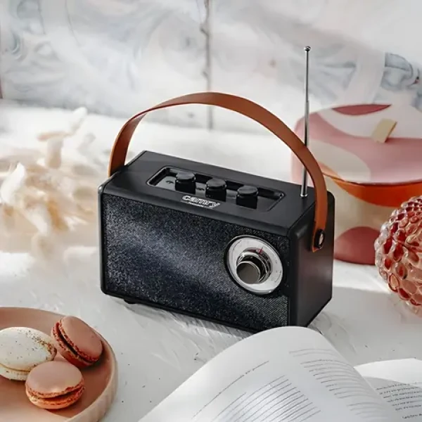CR1902 černý / Bluetooth reproduktor / FM rádio / USB-C / microSD / 5 W (CR1902 Black)