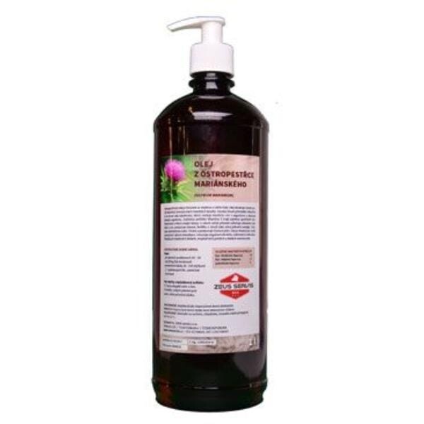 ZEUS Olej z ostropestřce pro psy 1000ml