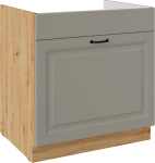 Spodní skříňka pod dřez Stilo 80 ZL 1S BB - Premium Box Barva korpusu: Bílá, Barva dvířek: Dust Grey