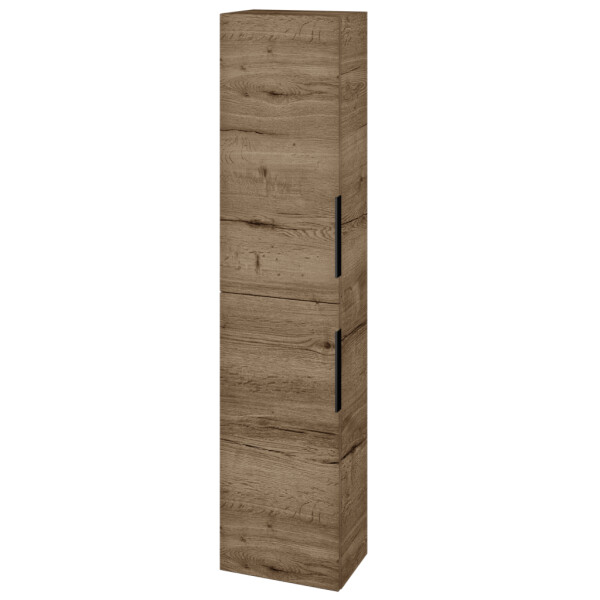 Dřevojas - Vysoká skříň DOS SV1D2 35 - D21 Tobacco / Úchytka T07 / D21 Tobacco / Levé 279974I