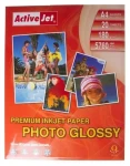 Activejet Fotopapír A4 lesklý 180 g/m2 20 listů / Fotopapír / A4 / Lesklý / Inkoustový tisk (AP4-180G20)