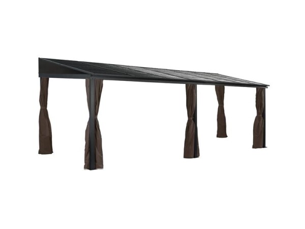 Sojag Portland nástěnná pergola 10x16 288x488x240 cm antracit
