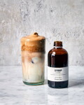 Nicolas Vahé Sirup Caramel 280 ml, hnědá barva, sklo