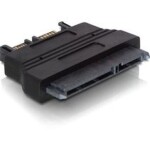 DeLock adaptér SATA 22pin samice - Slim SATA 7+6pin samec (61694)