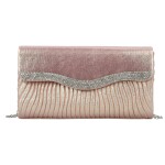 Dámská společenská kabelka Zahra, růžovo-zlatá