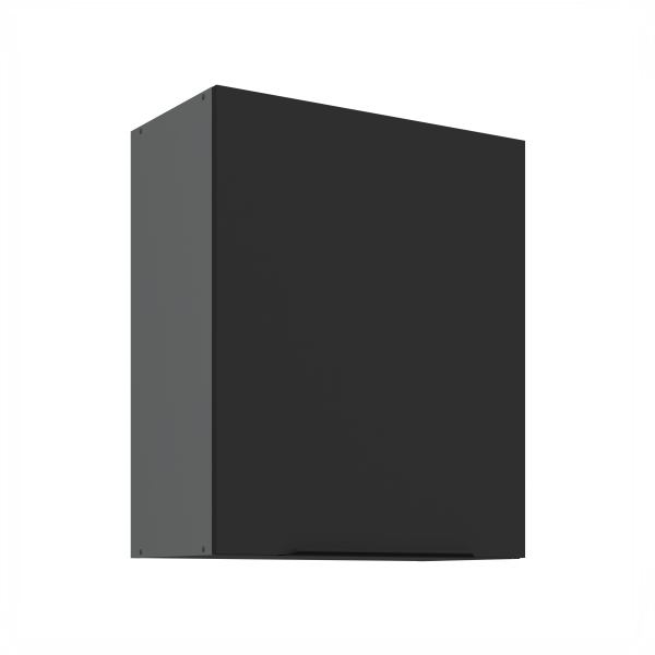 Horní skříňka Aria ANT 60 G-72 1F Barva korpusu: Antracit, Barva dvířek: BL - Black AFM