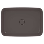 IDEAL STANDARD - Ipalyss Umyvadlo na desku, 55x38 cm, bez přepadu, slate grey E2076V5