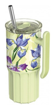 Nerezový termohrnek s brčkem Umi Green Tea 720ml