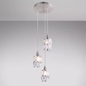 Svítidlo 15760-3 CHROM KRYSTALY LW3
