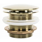 REA - Univerzální vanová výpusť Click-clack - Gold REA-W2015