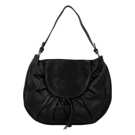 Stylová koženková kabelka Elin, černá