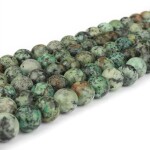 Přírodní africký tyrkys - Ø 4 mm - 1 ks