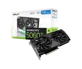 PNY VGA Nvidia GeForce RTX 5060 Ti 8GB Dual Fan OC, RTX 5060 Ti OC, 8GB GDDR7, 3xDP, 1xHDMI EDF_1096018