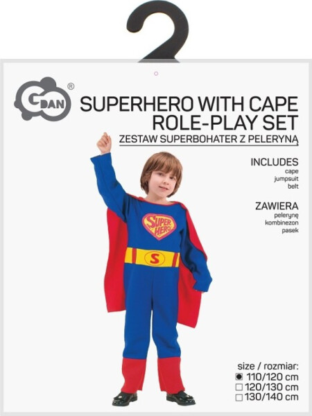 Kostým Superhrdina velikost 110/120 cm