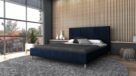 FRONTI Postel SAND 180x200 modrá