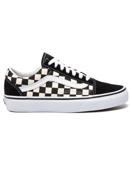 Vans Old Skool (PRIMARY CHECK) BLK/WHITE pánské letní boty - 36EUR