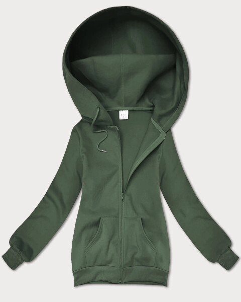 Dámská rozepínací mikina S'West šedozelená (B-12#) odstíny zelené S (36)