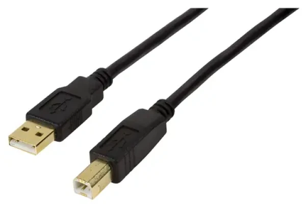 LogiLink USB-B 10.0m černá / Aktivní USB 2.0 kabel / USB-A - USB-B / 10m (UA0264)