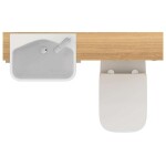 IDEAL STANDARD - i.Life S Umyvadlo polozápustné, 50x36 cm, s přepadem, otvor pro baterii vpravo, bílá T458801