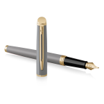 Plnicí pero Waterman Hémisphére The Understated Edit Stone Grey GT, hrot M