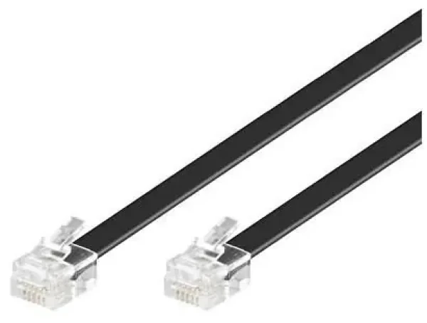 MicroConnect Modulární kabel RJ12 2m černá (MPK102S)