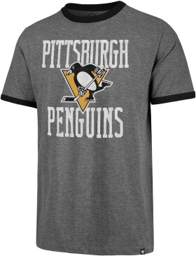 47 Brand Pánské Tričko Pittsburgh Penguins Belridge '47 CAPITAL RINGER Tee Velikost: XS