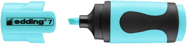 Zvýrazňovač EDDING mini 7 - pastelově modrý