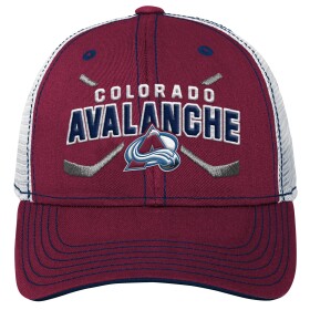 Outerstuff Dětská kšiltovka Colorado Avalanche NHL Lockup Meshback Adjustable