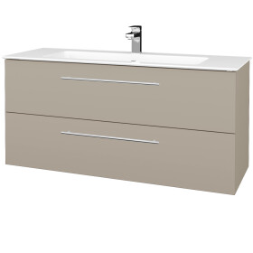 Dřevojas - Umyvadlová skříňka GIO SZZ2 120 - M05 Béžová mat / Úchytka T02 / M05 Béžová mat 406387B