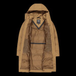 Dámská zimní dlouhá bunda CMP s kapucí, nepromokavá, zateplená, béžová (34K0096/P814) 36