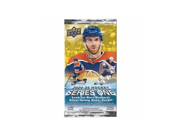 Hokejové Karty NHL 2024/25 Upper Deck Series 1 Gravity Retai Balíček