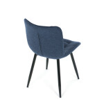 Jídelní židle, modrá, látka, HC-462 BLUE2
