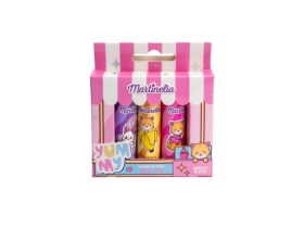 Martinelia YUMMY sada 3 balzámů na rty
