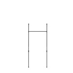 Teleskopický rám pro závěsy a dělení prostoru Umbra ANYWHERE - černý