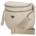 Stylová dámská koženková ledvinka Fima, béžová