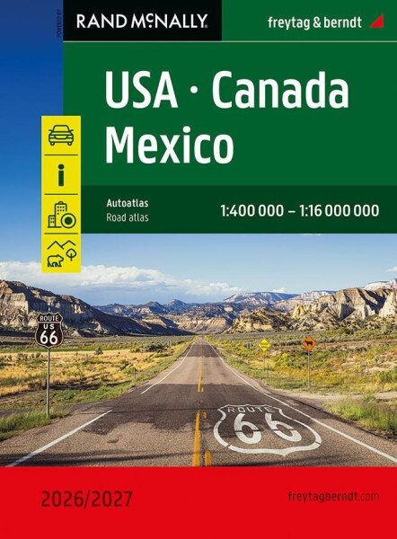 USA – Kanada – Mexiko 1:400 000 – 1:16 000 000 / autoatlas 2026/2027