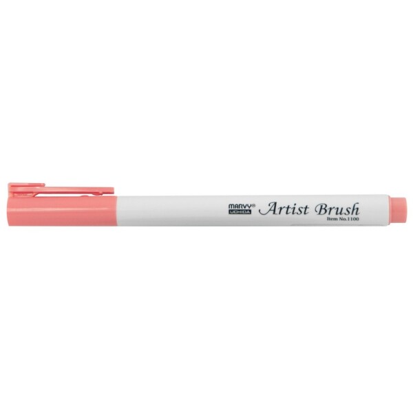 MARVY Artist Brush 1100-57 fix štětcový hrot – barvy vodní báze brush pen na papír lettering kaligrafie rozmývatelný mísitelný acid free netoxický