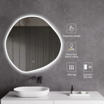 CERANO - Koupelnové LED zrcadlo Granio - Ø 60 CER-665995