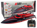 Mamido Motorový člun H101 na dálkové ovládání R/C 1:48 2,4 GHz červený