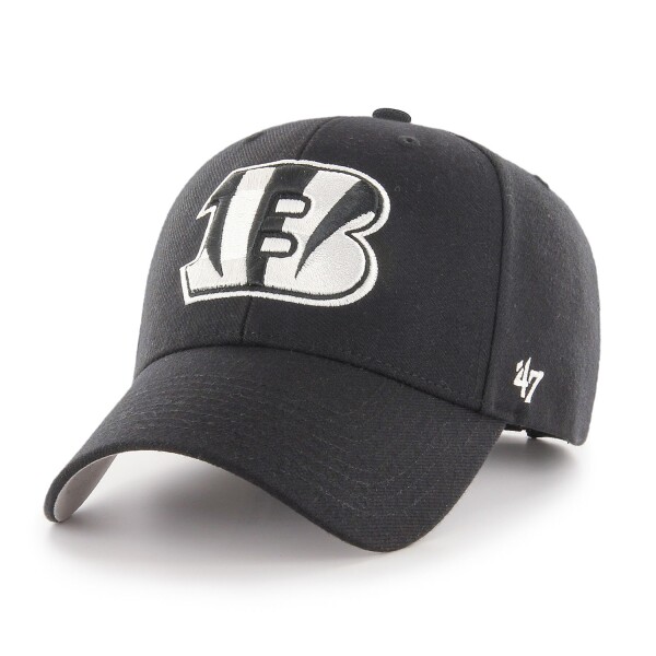 47 Brand Pánská kšiltovka Cincinnati Bengals NFL Black & White MVP Adjustable