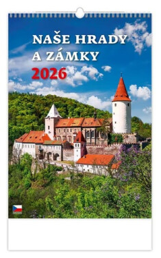 Kalendář nástěnný 2026 - Naše hrady a zámky