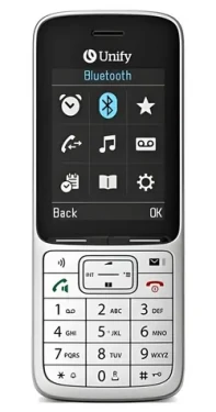 Unify OpenScape SL6 (ručka) šedá / DECT bezdrátový telefon / 2.4" TFT / Bluetooth / bez nabíjecí kolébky (L30250-F600-C518)