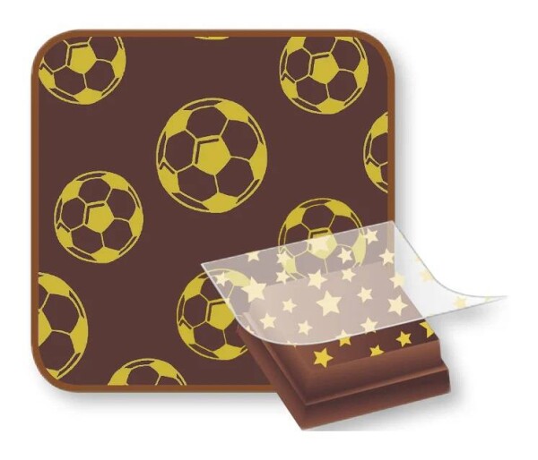 Dortisimo Bombasei transfer fólie Fotbalové míče světlé 36,5 x 25 cm
